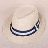 Nouveaux hommes femmes doux Fedora Panama chapeaux coton/lin casquettes de paille en plein air Stingy Brim chapeaux printemps été plage 3 couleurs