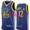 2021 Toppkvalitet Män Kvinnor Kids Ungdom Kelly Basketball Jersey 33 Wiseman Stephen 12 Oubbe Jr. James 30 Curry Jerseys Storlek S-5XL