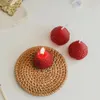 1PC4PCS Strawberry Decorative Aromatic Candles Soy Wax Scented Candle for Birthday Wedding Candle Inventory Whole9464167