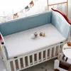 200CM Baby Bed Thicken Bumper Crib Around Cushion Cot Washable Anti-collision Protector Pillows borns Room Decor 220209