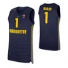 Marquette Golden Eagles Koszulki Matt Heller Jersey Ike EKE Joseph Charouy Joey Hauser Rare Kochanie Koszykówki Koszulki męskie Zwykłe