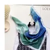 Sommar lyx varumärke Silk Scarf fyrkantiga kvinnor sjalar Wraps Fashion Office Lady Liten Hair Neck Hijabs Foulard Bandana 70 70cm