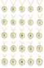 Pendant Necklaces Vintage Name Initials A-Z 26 Letter Coin Neckaces For Women Chain Choker Gold Color Alphabet Charm Clavicle Jewelry N083Pe