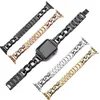 Women Girl Steel Band Metal Link Bracelet Straps Fit iWatch Series 7 6 SE 5 4 3 For Apple Watch 40mm 44mm 38mm 42mm 41mm 45mm Wristband