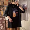 A Men039S TSHIRTS JAPANSKA HARAJUKU MEN Kvinnor Grafisk t -shirt Summer Loose Tshirt Ulzzang Korean Style Tee Tops Hip Hop Short 2028964