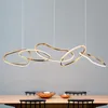 Геометрическая столовая люстра подвесные лампы Новый легкий роскошный столик настол