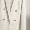 T129 feminino traje blazers marca maré marca de alta qualidade designer de moda britânica série de terno de traje estrela encolher um grão de fivela slim plus size