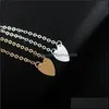 Anklets smycken mode hjärtarmband ankel för kvinnor flickor guld sier färg metall armband uttalande gåvor grossist droppleverans 2021 g
