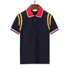 Mens Designer T shirts polo Printed Fashion man T-shirt Top Quality Cotton Casual Tees Short Sleeve Luxe letters polo shirt Plus Size M-XXXL