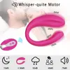 Vibratore indossabile a forma di U con telecomando Clitoride Punto G Doppia penetrazione Prodotto sexy Giocattoli sexy per adulti donna 18 sexyyshop