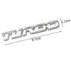 Emblema 3D TURBO GRIGLIA IN METALLO Baule posteriore Distintivo auto adesivo auto per Audi BMW Ford focus VW skoda sedile Peugeot lada Renault Hyundai
