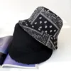 Unisex Bucket kapelusz nerkowce kwiaty dwustronne Słoneczne Summer Summer Panama Fashion Printing Fold HATS HCS101