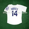 Vintage Brooklyn Baseball Jersey Jackie Robinson Sandy Koufax Snider Pee Wee Reese Gil Hodges Roy Campanella Białe Blue Size S-XXXXL