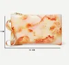 100pcs DHL Marbled PU coin purse handle bags Waterproof mobile phone bag for women