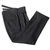 Autumn Winter Men High Quality Straight Fit Mens Business Suits Pants Men's Casual Woolen Trousers Mane Wool Pants F214