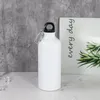 US warehouse Sublimation Aluminum straight tumblers white water bottles Three sizes Portable traval kettles