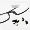 5 pairs kaymaz silikon sopa burun pedleri için gözlük güneş gözlüğü gözlük kaymaz yumuşak glasse minderleri etiket