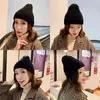 Cokk New Winter Hats For Women Ladies Cute Knitted Hat Female Cheap Beanie Cap With Lining Wool Warm Outdoor Ski cap Korean J220722