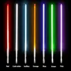 Silver Serisi RGB Lightsaber, Çok Renkli Alüminyum Alaşım Şarj Edilebilir Işın Keşeti Yetişkinler ve Çocuklar İçin Ses Işığı