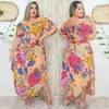 Moda de trajes de tracks de tamanho feminino impressão de duas peças conjunto de roupas femininas de manga curta Salia longa de caia