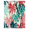 Blankets Bedroom Warm Tropical Palm Tree Colored Sofa Throw Childrens Baby Soft Airplane Portable Blanket