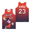 Men Basketball Film 23 Mouse Movie Jersey Fade Uniform HipHop For Sport Fans Pure Cotton Hip Hop Embroidery Red Black Team Color Breathable