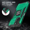 Metal Case With Magnetic Ring Holder Cases For Xiaomi Poco F3, Shockproof Pc For Redmi K40 Pro
