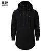 Autumn New Men hoodies Sweatshirts Casual Solid Long Sleeve Hoodie Men Slim Fit Dark Hooded Loose Jackets L220730