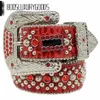 2022 Designer Belt Bb Simon Belts for Men Women Shiny diamond belt The Trojan Red Jet AB cintura uomo boosluxurygoods