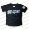 Xflsp Charros De Jalisco noir bleu 100% maillot de baseball vierge cousu