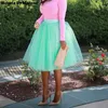 size green tule skirt