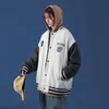 Giacche da donna Giacca uniforme da baseball retrò giapponese per uomo Donna Tendenza coreana allentata 2022 Primavera Autunno Contrasto Top Hip Hop Punk Cappotti