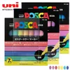 7ライトカラーUNI POSCA PC-3M / 1M / 5M広告グラフィティハイライトペンアクリルペン210226