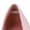 2022 Fetish Women 10cm High Heels Pumps Scarpins Bow Sweet Kawaii Heels Shoes Lady Pointed Toe Fetish Candy Colors Blue Shoes G220516