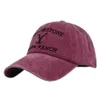 2022年Yellowstone Baseball Caps女性と男性カジュアル調整可能なDutton Ranch Hats Snapback Dad MZ294236Y8303099