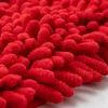 Serviette Style chinois rouge broderie à la main Lion chanceux cuisine Chenille suspendus serviettes absorbantes luxe pour salle de bain cadeau
