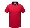 Mode Heren Dubbele T-shirts Heren Polo's Casual T-shirt Tops Tees Medusa Katoen Slangpatroon Polo-shirt Kraag