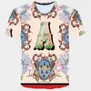 Men's T-Shirts Men's Casual Breathable Mesh Creative Design Fashion Gold Theme 3D Printed T-shirtMen's