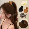 Pinzas para el pelo de cola de caballo alta, horquilla de moda, Mini pasadores mate bonitos, horquillas de Color sólido, pinzas simples para el cabello, accesorios para el cabello