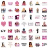 Ny sexig 100st Mean Girl American Drama Pink Graffiti Sticker DIY för bärbar dator Kylskåp Skateboard Gitarr Bagage Classic Toy Sticker