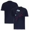 F1 Formula One Racing Suit T-shirt à manches courtes 2022 Costume d'équipe Fan de voiture RB18 T-shirt à col rond personnalisé