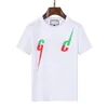 Camiseta masculina de design estilo verão camisetas bordadas com letras impressas soltas camisetas tendência de manga curta camisas casuais tops tamanho asiático S-5XL