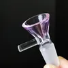 14mm 18mm Male Joint Glass Bowl For Smoking Water Bongs Multi Colors Good Quality Smoking Accessories HSB004