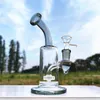 7.5 인치 블랙 귀여운 멀티 컬러 유리 봉 Recycler 유리 물 봉 파이프 공동 담배 물 담뱃대 14mm 그릇 미국 창고