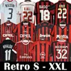 Retro shirts 96 97 99 Gullit VOETBALJERSEY 02 03 04 05 06 Vintage MILAAN Maldini Van Basten voetbal RONALDO KAKA Inzaghi aC 06 07 09 10 Rivaldo SHEVCHENKO Baresi Seedorf