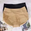 Naadloze Butt Lifter Hip Enhancer Panty Hip Pads Shapewear Vrouwen Effen Kleur Gewatteerde slipjes Ondergoed Mid Taille Fake Ass Nieuwe Y220411