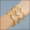 Tennis Bracelets Sieraden Vrouwen Cuban Link Chain Iced Out Bling Rhinestone Infinity Fish Lobster 18K Gold Compated Fashion Hiphop Bracelet 1199