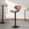 Meubles GIVENUSMYF Retro Tech Tabouret de Bar en Tissu Ensemble de 2 Barre pivotante à Hauteur de comptoir Gris avec 360° et siège relevable pour Salon Salle à Manger