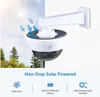 Caméra de sécurité factice à énergie solaire avec capteur de mouvement, étanche IP65, caméras de surveillance simulées sans fil, 3 modes d'éclairage