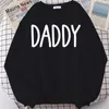 Women's Hoodies & Sweatshirts Daddy Sweatshirt Fashion Father's Day Gift Christmas Fleece Expectant Father Pullover Womens Winter TopsWo